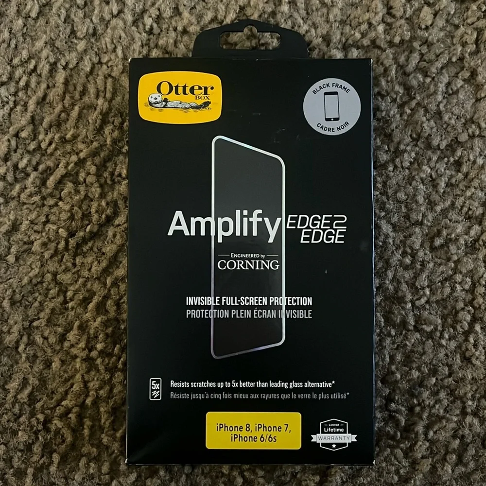 OtterBox Amplify Edge-To-Edge Glass Screen Protector